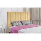 Eleganza Home Ellie 54 Inch Floorstanding Headboard Plush Velvet Super King Beige