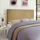 Eleganza Home Dime Cream Plush King 26 Inch Strutted Headboard