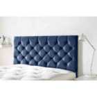 Eleganza Home Westminister 54 Inch Floorstanding Headboard Plush Velvet Small Double Blue