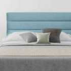 Eleganza Home Romford 54 Inch Floorstanding Headboard Plush Velvet Double Duck Egg