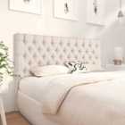 Eleganza Home Merland 54 Inch Floorstanding Headboard Plush Velvet Super King Blush