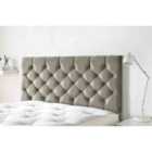 Eleganza Home Westminister 54 Inch Floorstanding Headboard Plush Velvet King Grey