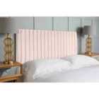 Eleganza Home Oxford 54 Inch Floorstanding Headboard Plush Velvet Small Double Blush