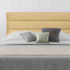 Eleganza Home Romford 54 Inch Floorstanding Headboard Plush Velvet Double Beige