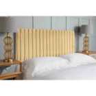 Eleganza Home Oxford 54 Inch Floorstanding Headboard Plush Velvet Double Beige
