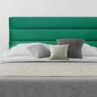 Eleganza Home Romford 54 Inch Floorstanding Headboard Plush Velvet Small Double Green