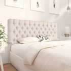 Eleganza Home Merland 54 Inch Floorstanding Headboard Plush Velvet Single Blush