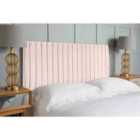 Eleganza Home Oxford 54 Inch Floorstanding Headboard Plush Velvet King Blush