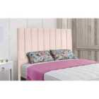 Eleganza Home Ellie 54 Inch Floorstanding Headboard Plush Velvet King Blush