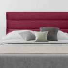 Eleganza Home Romford 54 Inch Floorstanding Headboard Plush Velvet King Maroon