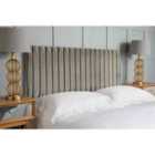 Eleganza Home Oxford 54 Inch Floorstanding Headboard Plush Velvet King Grey