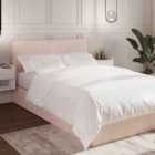 GFW Chiswick King Soft Pink Ottoman Bed