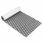Costway Non-Slip Waterproof Boat Decking Sheet with Self-Adhesive Backing-Grey