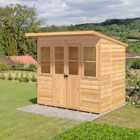 Shire Haddon Pent 7 ft x 5 ft Shiplap Summerhouse