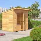 Shire Avance Pent 7 ft x 5 ft Shiplap Summerhouse