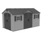 Lifetime Products 15' x 8' Dual Entry Outdoor Storage Shed