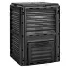 COSTWAY 300 Litre Garden Compost Bin-Black
