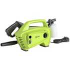 Outsunny 1600W Power Washer 130 Bar Pressure Washer 6M Hose, Nozzle, Green