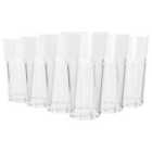 Argon Tableware Reusable Plastic Highball Glasses - 665ml - Pack of 6