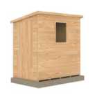Shire Handmade Caldey 6 ft x 4 ft Shiplap Pent Shed