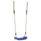 vidaXL Outdoor Swing Seat for Kids Single with Adjustable Rope Blue
