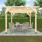 Broadfield 10x10w Garden Pergola 44mm