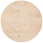 vidaXL Table Top Ø70X2.5cm Solid Wood Pine