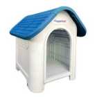 HugglePets Plastic Dog Kennel (403) Blue