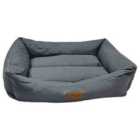 HugglePets Water-Proof Dog Lounger Small Grey