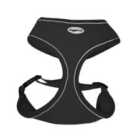 HugglePets Air Mesh Dog Harness Medium Black