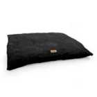 HugglePets Luxury Dog Cushion Large Black