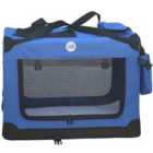 HugglePets Pet Fabric Crates X Large Blue