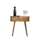 Elm Home And Garden Soild Mango Wooden Hall Console Telephone Table