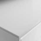 Metzo White Breakfast Bar - 2100 x 900 x 20mm