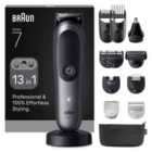 Braun All-in-One Series 7, 13in1 Grooming Kit, ProBlade, AutoSense, AIO7560, Grey