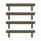 Pushka Home Set Of 4 Solid Brass Hexagonal Bar Handle 160Mm - Antique Gold