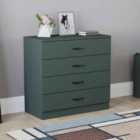 Vida Designs Riano 4 Drawer Chest - Green