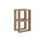 Decortie Bedside Table 30X34X55Cm Particleboard Oak