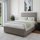 Bedmaster Slate Linen 2 Drawer Divan Base And Valencia Headboard Small Double