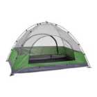 Garden Sanctuary Portable Camping Tent with Detachable Top Cover - Green