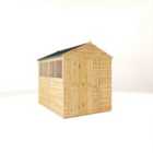 Mercia 8 x 6 Woodsman Shiplap Apex Shed (Glass)