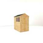 Mercia 6 x 4 Woodsman Shiplap Apex Shed (Glass)