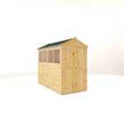 Mercia 8 x 4 Woodsman Shiplap Apex Shed (Glass)