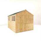 Mercia 10 x 8 Woodsman Shiplap Apex Shed (Glass)