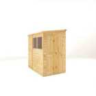 Mercia 6 x 4 Woodsman Shiplap Pent Shed (Glass)