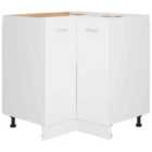 vidaXL Corner Bottom Cabinet White 75.5X75.5X80.5cm Engineered Wood