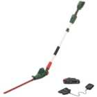 Webb Eco 20V Cordless 50cm Long Reach Hedge Trimmer with 2.0Ah Battery & Charger
