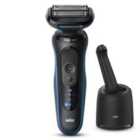Braun Electric Shaver, Series 5, With SmartCare Center, 52-B7000cc, Blue