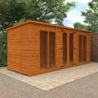 Broadfield 16x6 Full Pane Pent Workshop