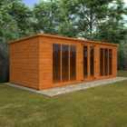 Broadfield 20x8 Full Pane Pent Workshop